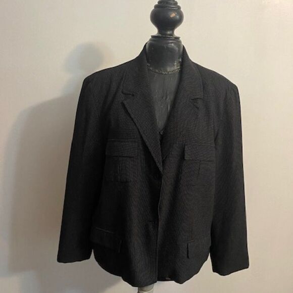 Norton McNauchton Black White Polka dot blazer, size 18 - Picture 1 of 3